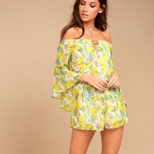 Lulu's Yellow Romper